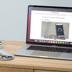 Ein MacBook Pro mit der geöffneten Bildschirmfoto-App.